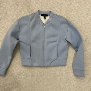 Forever 21 Light Blue Bomber Jacket
